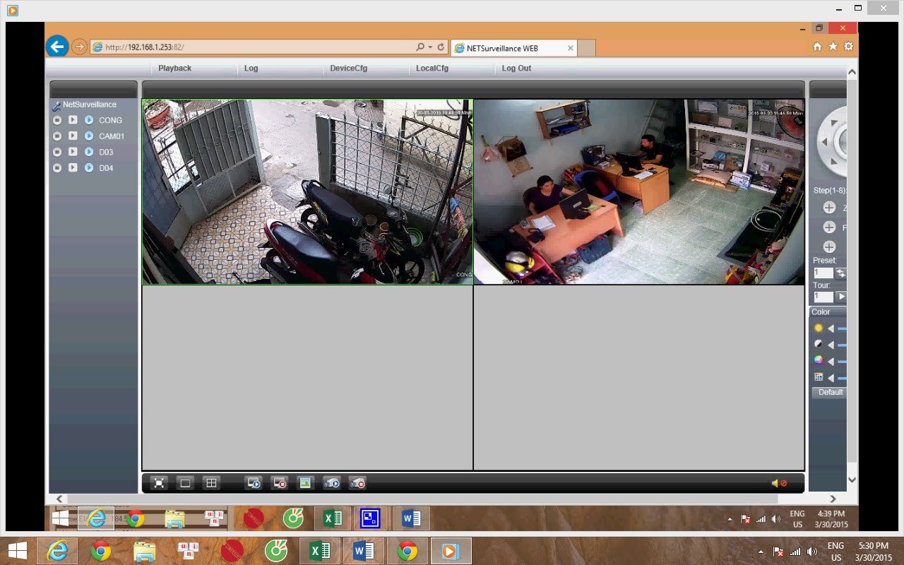 Kết nối camera với máy tính laptop qua NVR