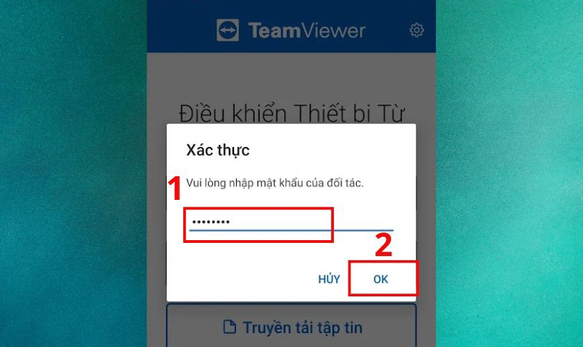 Nháº­p Password cá»§a máy tính vào Ä‘iá»n thoáº¡i