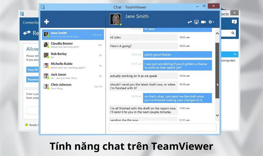 Má»™t sá»‘ tính nÄƒng há»— trá»£ khác cá»§a TeamViewer