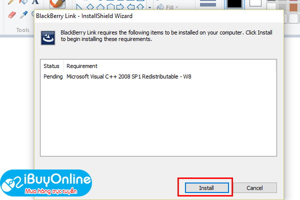 Cài đặt BlackBerry Link