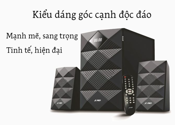 Cận cảnh thiết kế độc đáo của loa Fenda A180X