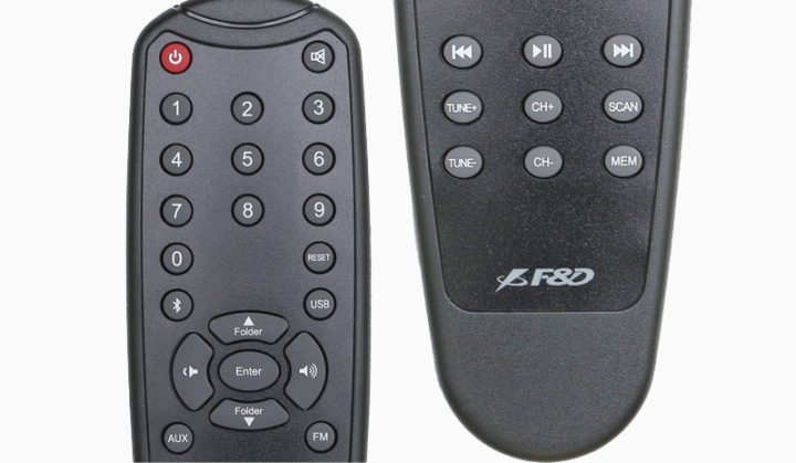 Remote điều khiển tiện lợi của loa Fenda A180X
