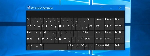 Sử dụng bàn phím ảo Windows khi lỗi bàn phím máy tính để bàn vật lý