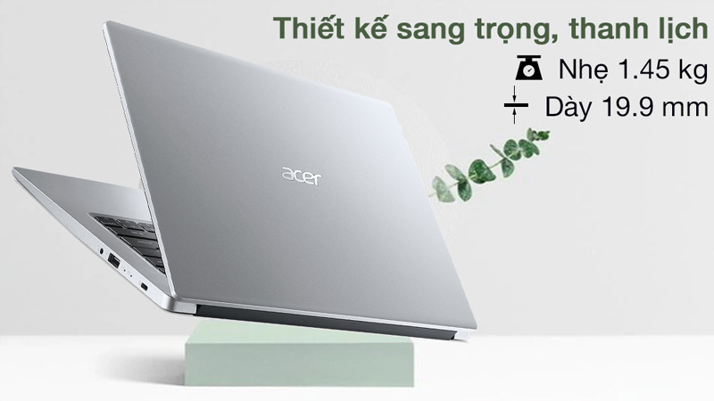 Acer Aspire 3 A314 35 P6NC N6000 thiết kế thời thượng, tao nhã cho học sinh