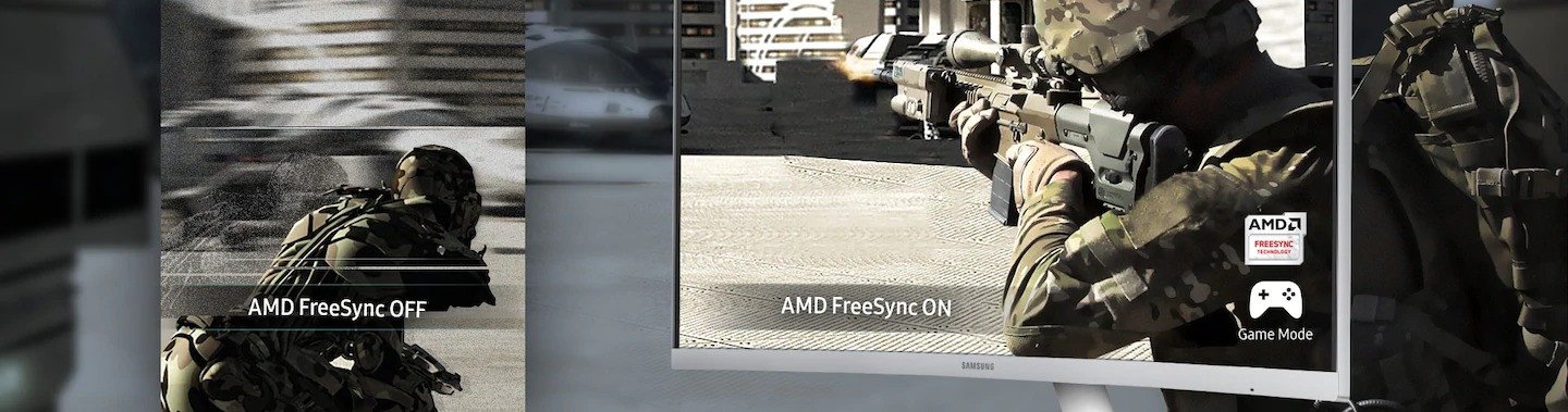 Màn hình cong máy tính Samsung hỗ trợ AMD FreeSync cho trải nghiệm chơi game mượt mà