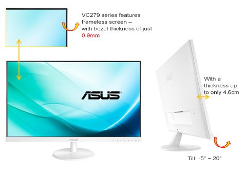 Màn hình máy tính làm đồ họa ASUS VC279N-W