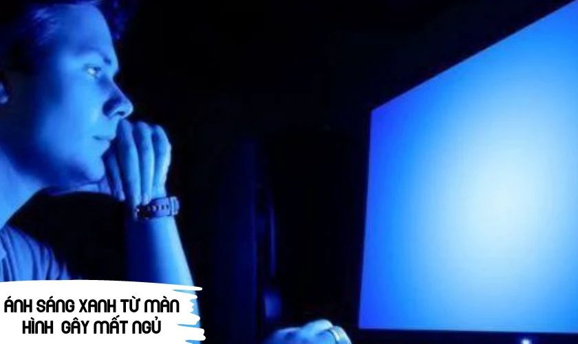 Ánh sáng màn hình máy tính bị tối ảnh hưởng đến giấc ngủ