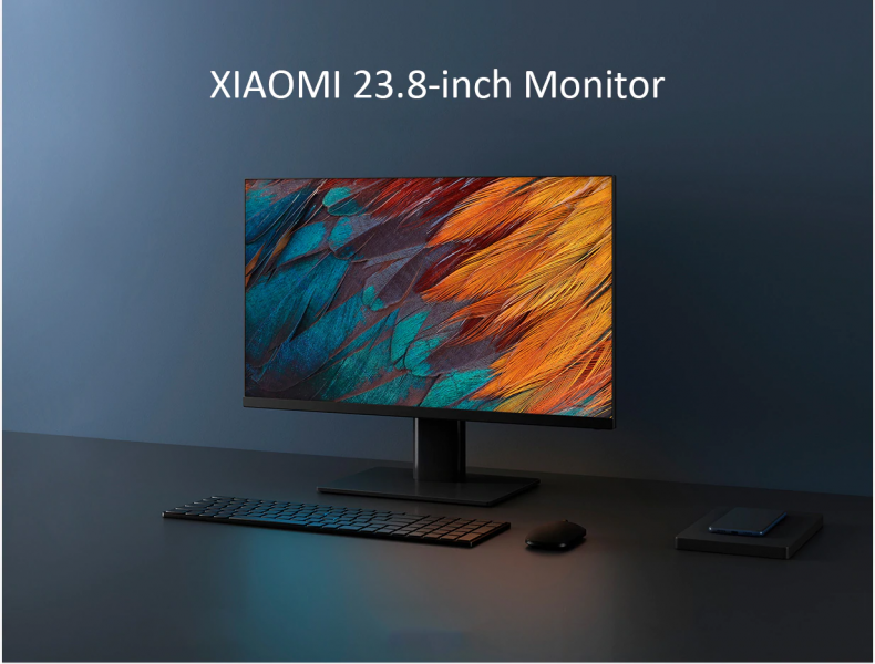 Màn hình máy tính Xiaomi Mi Display 23.8 inch từ góc nhìn phía trước