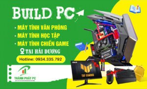 Máy tính được lắp đặt chuyên nghiệp cho mục đích học tập và làm việc