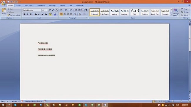 Khi gõ bàn phím xuất hiện chữ kiểu Vvvvvv, Ggggggg, Uuuuuu
