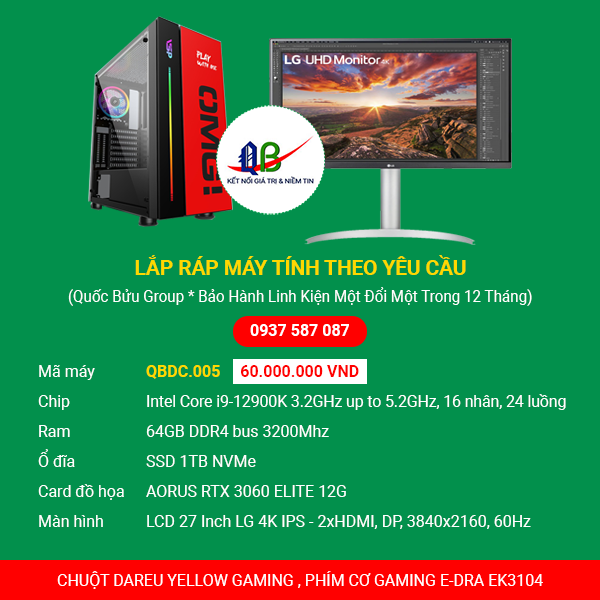 Lắp ráp máy tính chuyên nghiệp - QBDC.005