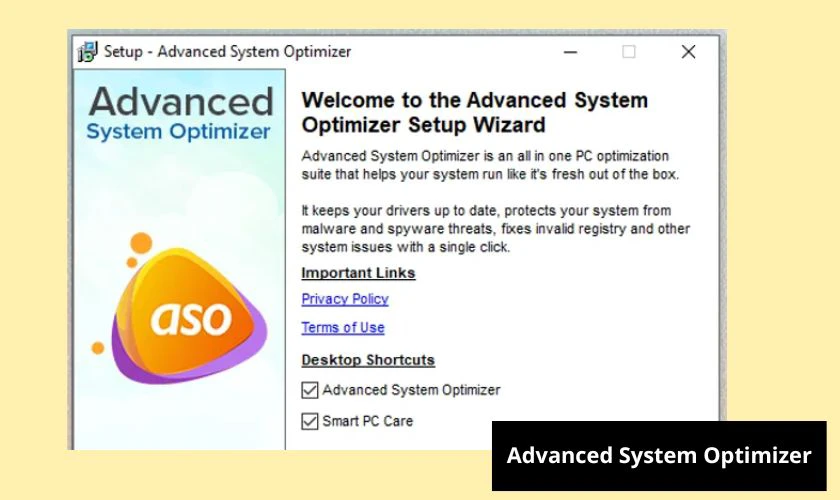 Phần mềm Advanced System Optimizer