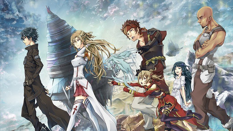 Hình nền desktop Sword Art Online Kirito mạnh mẽ với hai kiếm