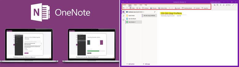 Microsoft OneNote phần mềm ghi chú trên máy tính