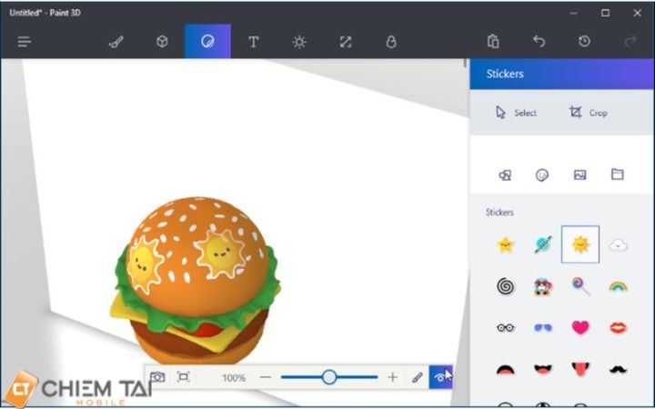 Ứng dụng vẽ Microsft Paint 3D 