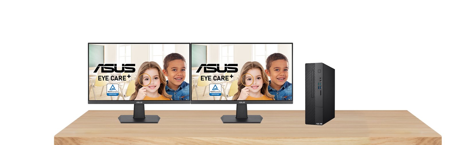 Thiết kế không khung viền của màn hình ASUS 27 inch VA27EHF