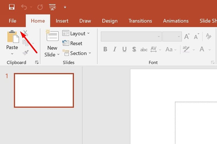 Mở file PowerPoint và chọn File