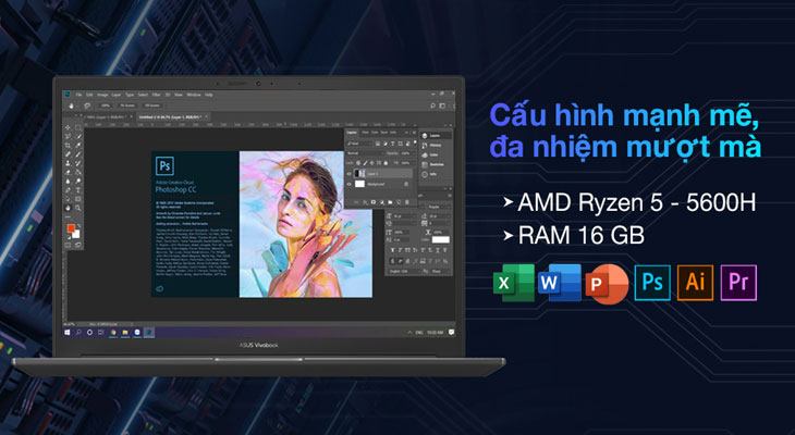 Laptop mạnh mẽ cho đa tác vụ và gaming