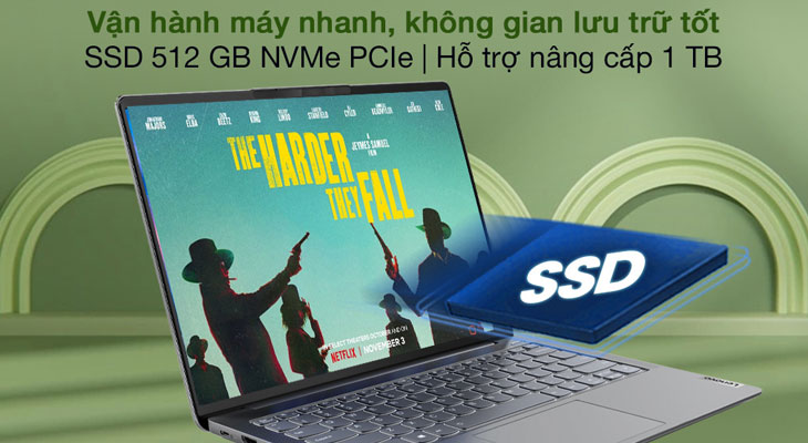 Laptop Lenovo với khả năng truy xuất dữ liệu nhanh chóng