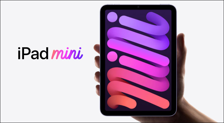 Máy tính bảng iPad mini 6 nhỏ gọn tiện lợi