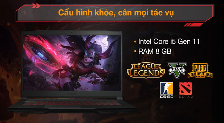 Laptop mạnh mẽ cho đồ họa và game