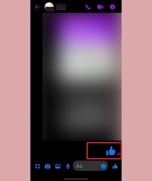 Gửi tin nhắn bất kỳ để bỏ ẩn cuộc trò chuyện Messenger trên iPhone
