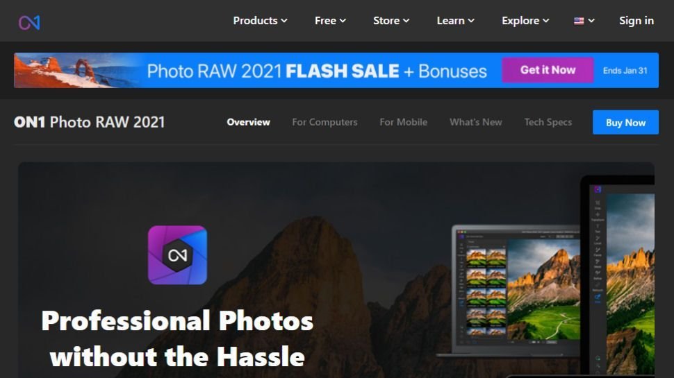 ON1 Photo RAW - phần mềm chỉnh sửa ảnh offline đa năng