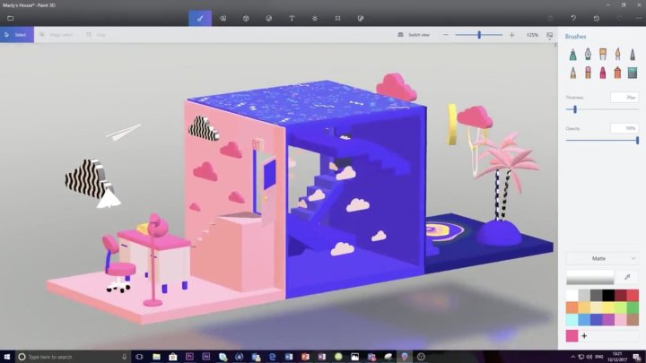 Microsoft Paint 3D pháº§n má»m dÃ¹ng Ä‘á»ƒ váº½ trÃªn mÃ¡y tÃ­nh