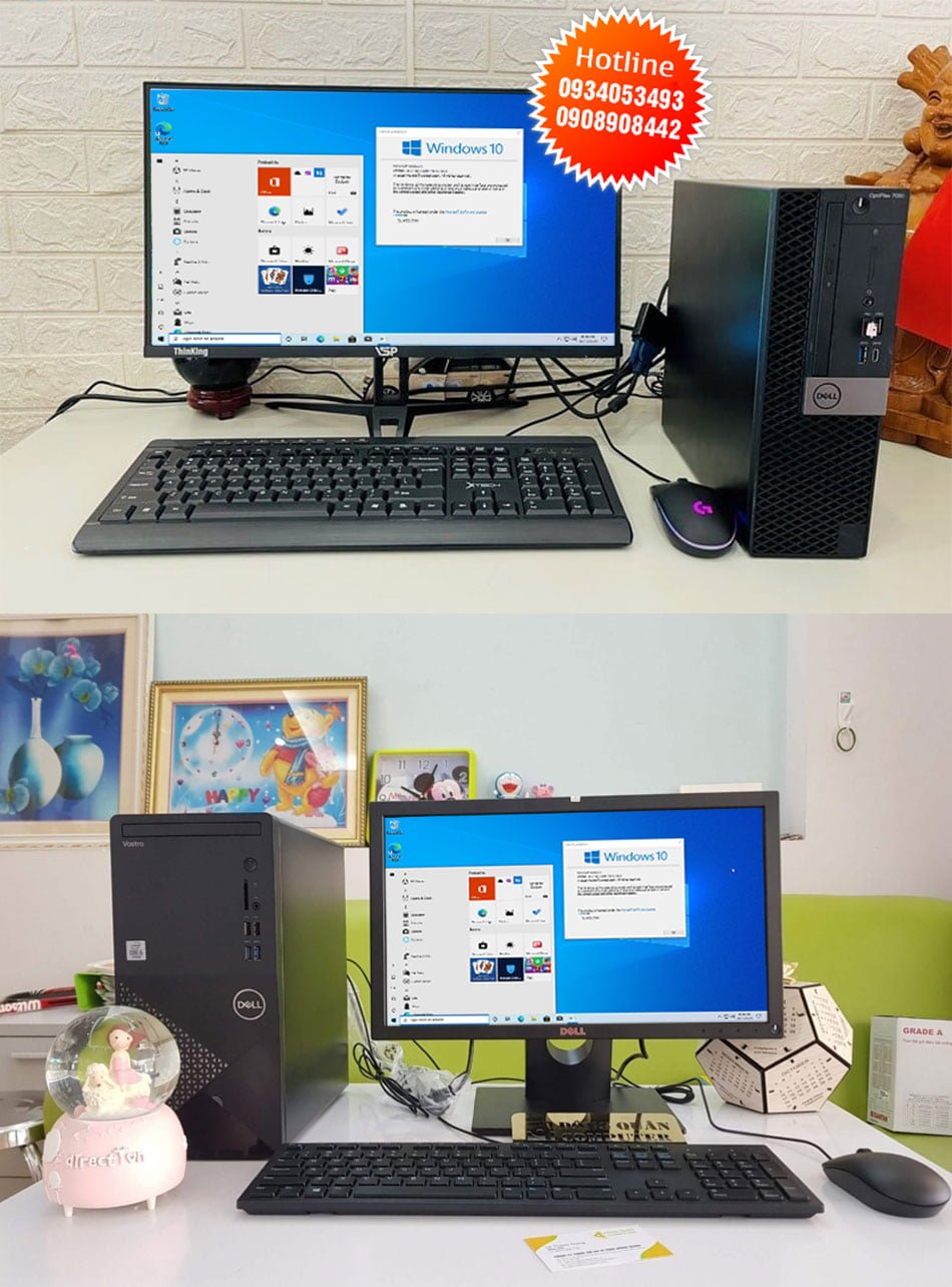 Máy tính đồng bộ Dell cũ TpHCM dòng Optiplex SFF