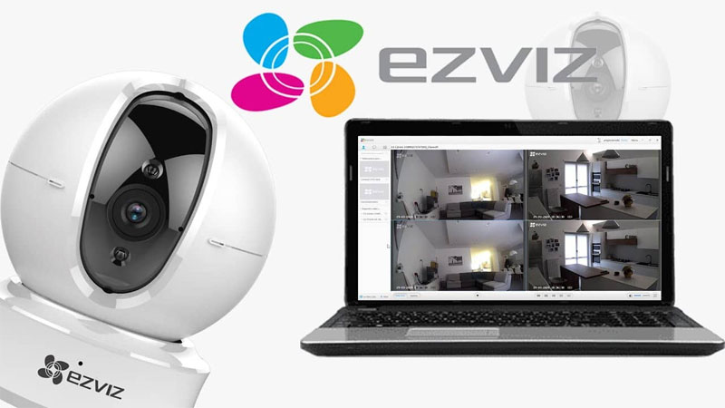 Giao diện ứng dụng EZVIZ trên máy tính, hỗ trợ tải ứng dụng EZVIZ cho máy tính