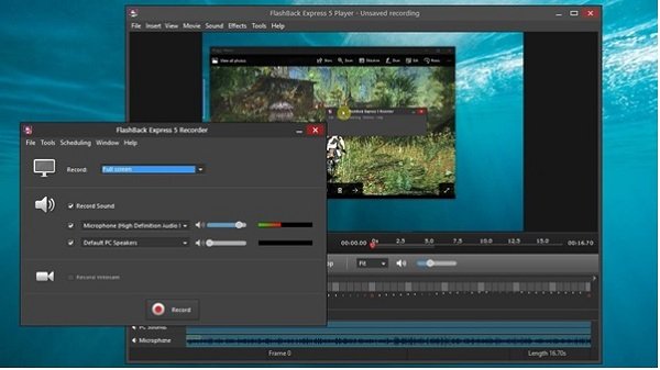 ứng dụng quay màn hình PC FlashBack Express