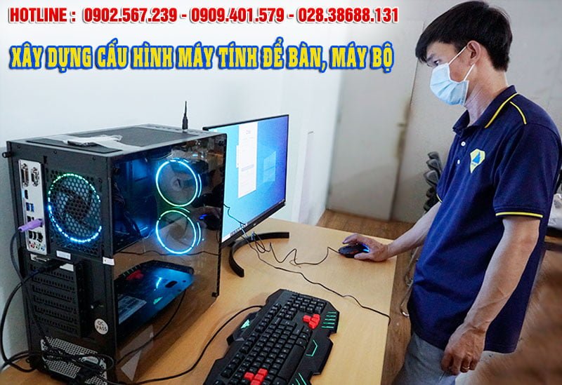 Quy trình lắp ráp và kiểm tra máy tính bàn lắp ráp chuyên nghiệp tại maytinhgiaphat.vn