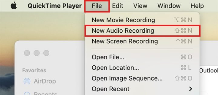 Cách ghi âm trên máy tính MacOS bước 2