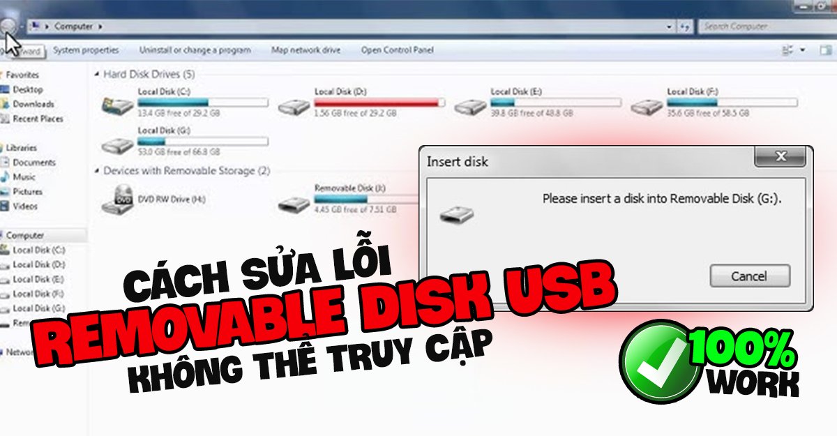 Sửa Lỗi USB Đòi Format Khi Cắm Vào Máy Tính Hiệu Quả