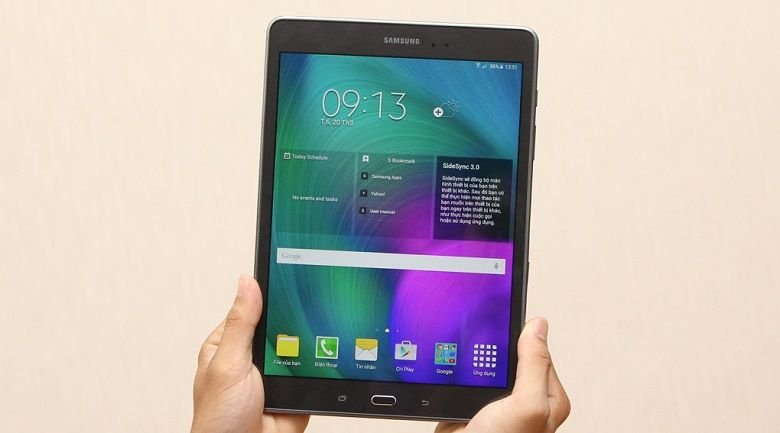 Màn hình lớn 9.7 inch của máy tính bảng Samsung Galaxy Tab A 9.7 SM-P555