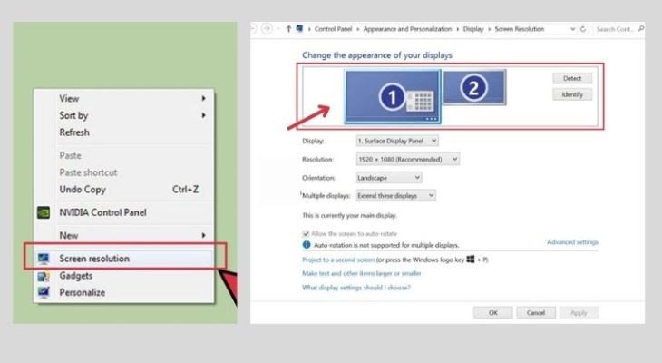 Sắp xếp màn hình Windows 7/8