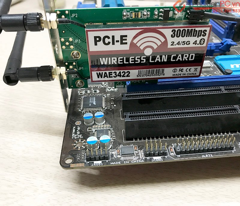 Card Wifi Dual Band 300Mb Bluetooth 4.0 cho máy tính PC