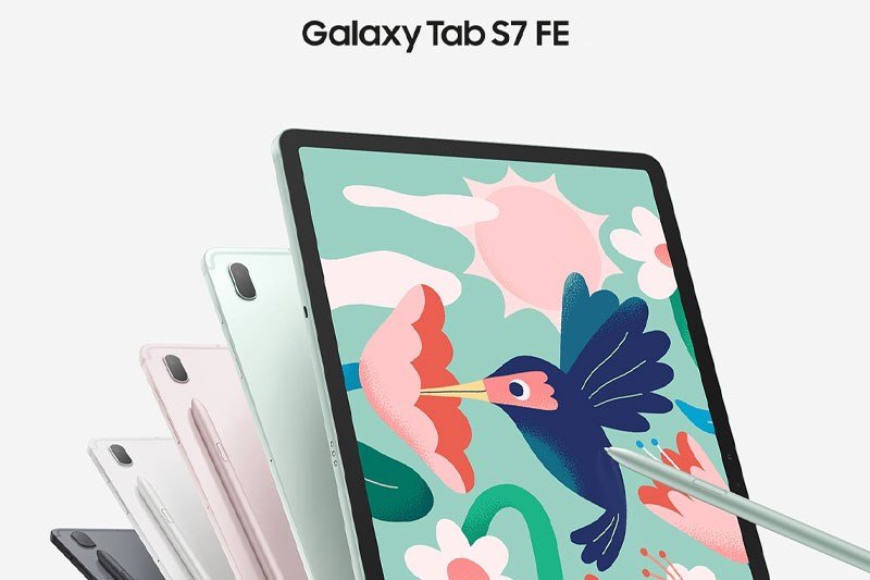Màn hình lớn 12.4 inch của Galaxy Tab S7 FE 4G mang lại không gian làm việc rộng rãi
