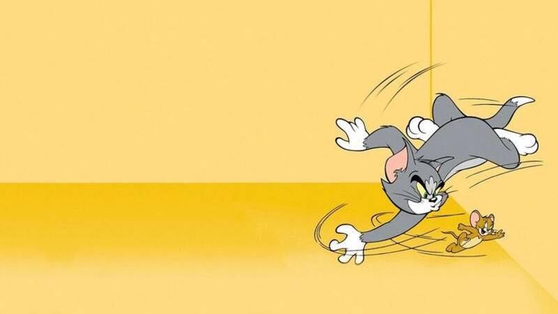 Hình nền chú chó hoạt hình với biểu cảm ngộ nghĩnh