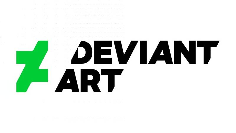 Giao diện website DeviantArt với các tác phẩm nghệ thuật