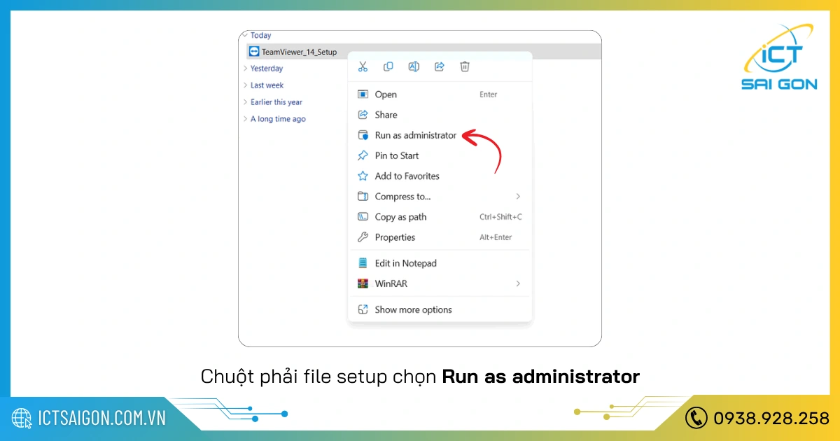 Hình ảnh bắt đầu cài đặt TeamViewer 14 cho máy tính trên Windows