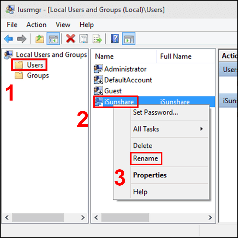 Hướng dẫn đổi tên người dùng máy tính