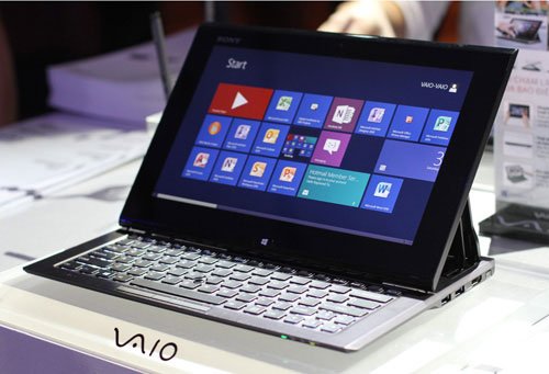 Máy tính Vaio màn hình cảm ứng: Trải nghiệm đột phá trên nền Windows 8
