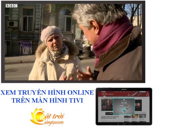 Giao diện hiển thị khi kết nối không dây điện thoại với máy tính qua EZCast M2