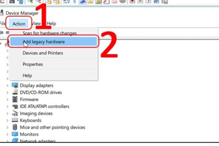 thêm thiết bị vào driver để khắc phục lỗi kết nối loa với máy tính