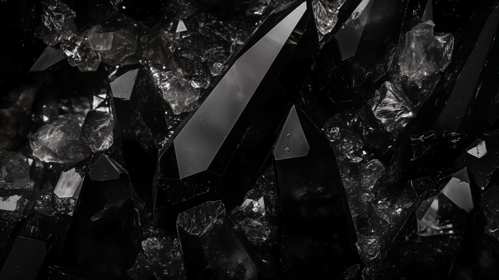 Hình nền máy tính 4K màu đen với ánh sáng tối giản