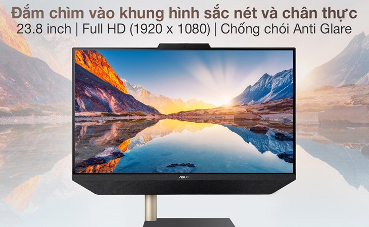 Kích thước màn hình to, chất lượng hình ảnh sắc nét, màn hình chống chói giúp bảo vệ thị giác của bạn