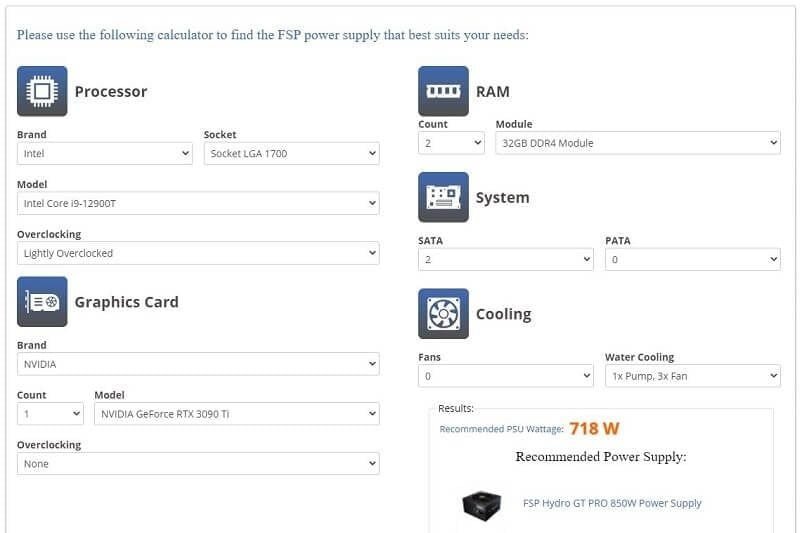 Cách Tính Công Suất Nguồn Máy Tính PC Chính Xác Nhất