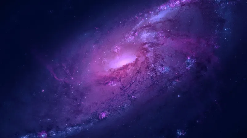 Hình nền galaxy tối giản, phù hợp cho cả điện thoại và máy tính
