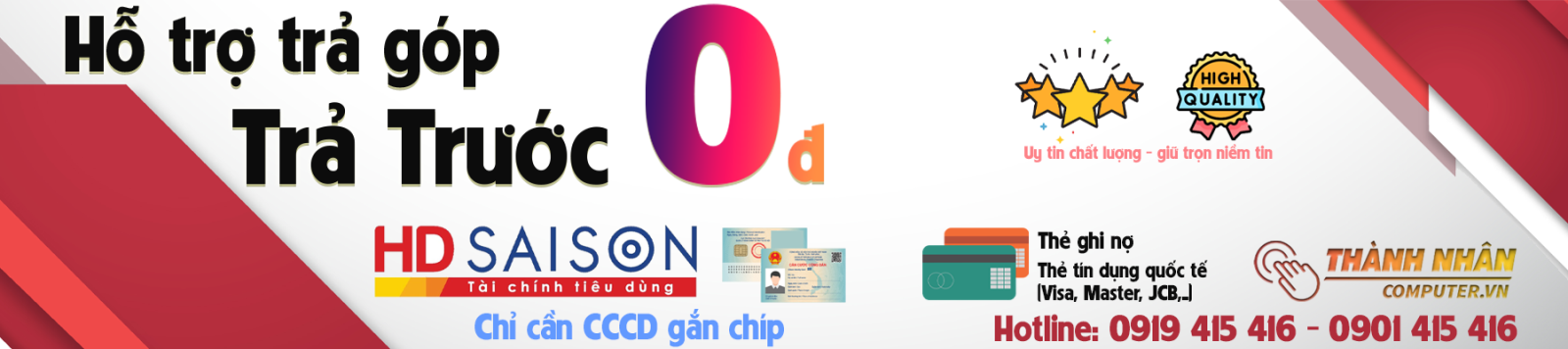 Mua máy tính giá rẻ TPHCM - Chính sách trả góp 0 đồng